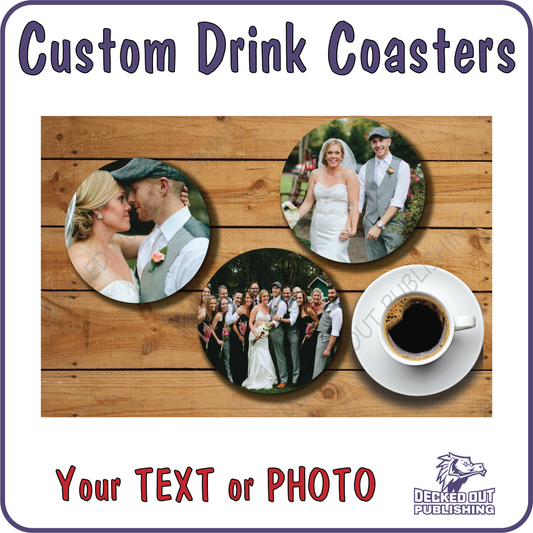 Drink Coaster Sets - HD FULL COLOR Photos